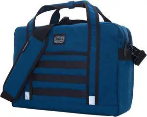 Manhattan Portage Yorkville Laptop Briefcase, 15"-17" Laptop Briefcase bag with Adjustable Strap, Laptop Briefcase Bag, 17" Laptop Briefcase, Laptop Messenger Briefcase, Navy.