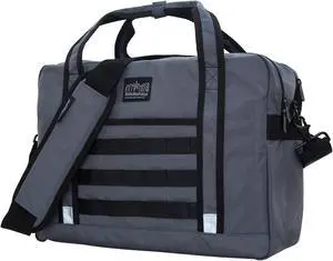 Manhattan Portage Yorkville Laptop Briefcase, 15"-17" Laptop Briefcase bag with Adjustable Strap, Laptop Briefcase Bag, Laptop Briefcase Bag, Laptop Messenger Briefcase, Grey.