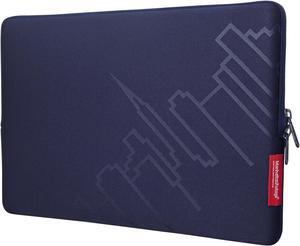 Manhattan Portage Iconic Skyline 15 Inch Laptop Sleeve, 15" Laptop Sleeve, 15 Inches Laptop Protective Case with YKK Zippers, 15 Inch Laptop Case, Navy