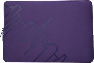 Manhattan Portage Iconic Skyline 15 Inch Laptop Sleeve, 15" Laptop Sleeve, 15 Inches Laptop Protective Case with YKK Zippers, 15 Inch Laptop Case, Purple.