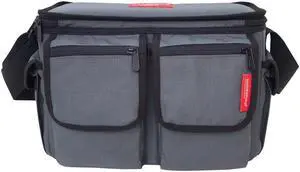 Manhattan Portage Shutterbug Camera Bag, Camera Bag for DSLR, SLR with Soft Padded Interior, Camera Bag for Photographers, Grey.