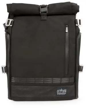 Manhattan Portage Focus Camera Bag, Camera Backpack with Roll Top Design, Camera Bag with Removable 15" Laptop Sleeve, Black