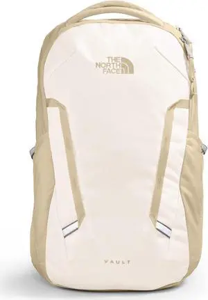 THE NORTH FACE Women's Vault Everyday Laptop Backpack, Gravel/Gardenia White, One Size