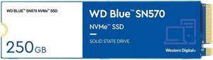 Western Digital 250GB WD Blue SN570 NVMe Internal Solid State Drive SSD - Gen3 x4 PCIe 8Gb/s, M.2 2280, Up to 3,300 MB/s - WDS250G3B0C