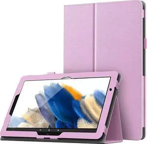 SaharaCase EliteFold Folio Case for Samsung Galaxy Tab A9+ Defense - Integrated Kickstand and Hand Strap, Vegan Leather, Auto Sleep and Wake Cover (Pastel Pink)