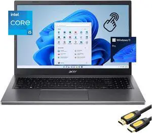 Acer Aspire 5 Laptop for Business & Student, 15.6" FHD Touchscreen Display, 13th Gen 8-Cores i5-13420H (Up to 4.6GHz), 8GB RAM, 512GB NVMe SSD, Keypad, WiFi 6, Webcam, HDMI, SPS HDMI Cable, Win 11 Pro
