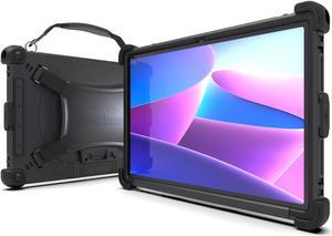 MobileDemand Ultra Rugged Case for Lenovo Tab K11 Android Tablet - Heavy Duty Tablet Case - Briefcase Handle, Hand Strap - Shock Absorbing Bumpers, Hard Outer Shell, Fully Protective Case - Black