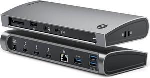 ALOGIC Thunderbolt 4 BLAZE 10-in-1 docking station, 3xUSB-C 4.0, 3xUSB-A 3.1 Gen 2, 1xUSB-A 2.0, 96W PD, 4K@60Hz, Audio jack, Ethernet, SD card reader, Windows & Mac compatible.