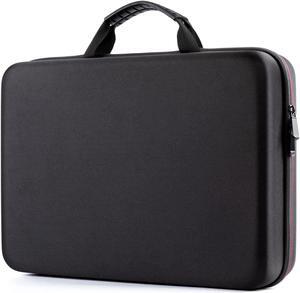 ieGeek Carrying Travel Case for 14.1-17.5 inch Portable DVD Player, EVA Hard Shell Travel Laptop Sleeve Bag, Black