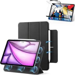 ESR for iPad Air 13 Inch Case (2024), iPad Pro 12.9 Case (2022/2021, 6th/5th Gen)& ESR for iPad Air 13 Inch Paper-Feel Magnetic Screen Protector (2024)