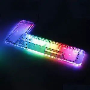 Barrow LRC RGB Acrylic Distro Distribution Plate Waterway Boards for Computer TT Core P5 Water Cooling Case