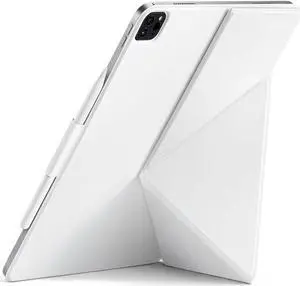 PITAKA iPad Pro 11 Inch Case, Compatible with iPad Air M2 11 Inch (6th/5th/4th Gen) & 2022/2021/2020/2018 iPad Pro 11 (1-4th Gen), Portrait/Landscape Magnetic Case with 4 Standing Angles - White