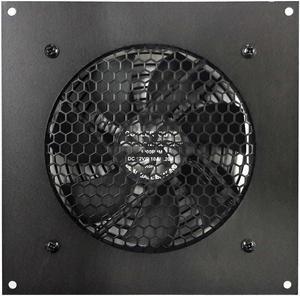 Coolerguys Pre-Set Thermal Controlled Cooling Kits for Cabinets, AV, and Components (Single 120mm, Metal)