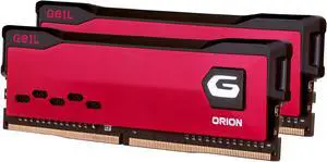 GeIL Orion DDR4 RAM, 16GB (8GBx2) 3200MHz 1.35V XMP2.0, Intel/AMD Compatible, Long DIMM High Speed Desktop Memory, Hardcore Immersive Gaming/Multimedia Content Creation/Quality Live Streaming GeIL Orion DDR4 RAM, 16GB (8GBx2) 3200MHz 1.35V XMP2.0, Intel/AMD Compatible, Long DIMM High Speed Desktop Memory, Hardcore Immersive Gaming/Multimedia Content Creation/Quality Live Streaming