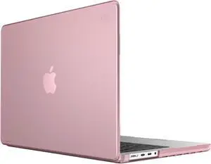 Speck SmartShell MacBook Pro 14 Case - M3 / M2 / M1 Series - Scratch Resistant Hardshell - Crystal Pink