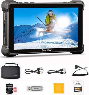 Desview R7SIII 7 Inch Camera Field Monitor,High Bright 2800nits 1920 * 1080 Touch Screen Director AC Monitor with 3G-SDI&HDMI Input/Output Supports V-Mount Battery Power Supply