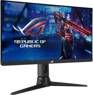 ASUS ROG Strix 24.5" 1080P Gaming Monitor (XG256Q) - Full HD, Fast IPS, 180Hz, 1ms, G-Sync Compatible/FreeSync, DisplayPort, HDMI, DisplayHDR400 , BLACK