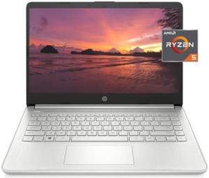 HP 14 Laptop, AMD Ryzen 5 5500U, 8 GB RAM, 256 GB SSD Storage, 14-inch Full HD Display, Windows 11 Home, Thin & Portable, Micro-edge & Anti-glare Screen, Long Battery Life (14-fq1025nr, 2021)