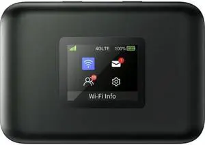 AT&T Turbo Hotspot 3: 256 MB, Black - Prepaid Hotspot, Connects Up to 16 Devices, Dual Band Wi-Fi, Long Lasting Battery