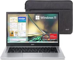 acer Aspire 3 A315-24PT-R0UX Slim Laptop, 15.6" Full HD IPS Touch Display, AMD Ryzen 5 7520U Quad-Core Processor, AMD Radeon Graphics, 16GB LPDDR5, 512GB NVMe SSD, Wi-Fi 6, Windows 11 Home