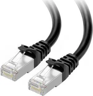 Cable Matters 10Gbps Snagless Long Shielded Cat 6A Ethernet Cable - 150ft, Cat 6A Cable, Cat6A Cord, Ethernet Cord, Black