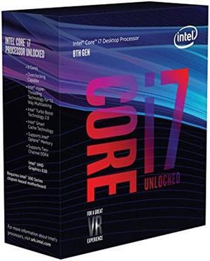 Intel Core i7-8700K Desktop Processor 6 Cores up to 4.7GHz Turbo Unlocked LGA1151 300 Series 95W