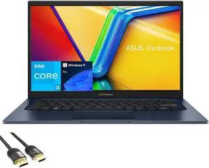 ASUS Vivobook Laptop for Students and Business, 14" FHD Micro-Edge Display, 12th Gen Intel Core i3-1215U, 40GB RAM, 1TB PCIe SSD, WiFi 6E, Webcam, 180deg Lay-Flat, USB-C, PDG HDMI Cable, Win 11 Pro ASUS Vivobook Laptop for Students and Business, 14" FHD Micro-Edge Display, 12th Gen Intel Core i3-1215U, 40GB RAM, 1TB PCIe SSD, WiFi 6E, Webcam, 180deg Lay-Flat, USB-C, PDG HDMI Cable, Win 11 Pro
