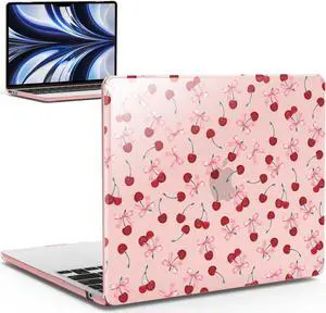 IBENZER Compatible with New 2025 2024 2023 MacBook Air 15 Inch Case M4 A3241 M3 A3114 M2 A2941, Hard Shell CasE for Mac Air 15.3" Retina Display & Touch ID, Cherry, MAT15-CHRY