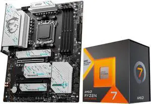 INLAND Micro Center AMD Ryzen 7 7800X3D CPU Processor with MSI X670E Gaming Plus Motherboard, AM5 Socket, DDR5, PCIe 5.0, WiFi 6E