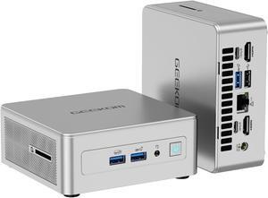 GEEKOM AE7 Mini PC AMD Ryzen 9 7940HS Mini Computers (up to 5.2GHz) 32GB DDR5 5600Mhz RAM 1TB PCIe4.0 SSD Mini Desktop Computer Windows 11 Pro AMD Radeon 780M/8K/WiFi6E/BT5.2/USB4.0