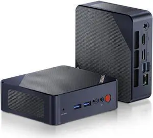 BOSGAME Linux Mini PC, Intel 12th N100 16GB DDR4 RAM 512GB SSD Linux Server Computers Preinstalled Ubuntu 22.04,Support 4K Triple Display/USB3.2/WiFi 5/2.5GbE