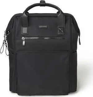 Baggallini womens Commuter Laptop Backpack, Black, One Size US