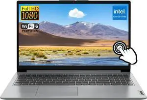 Lenovo Ideapad Laptop Touchscreen 15.6" FHD, Intel Core i3-1215U 6-Core, 16GB RAM, 512GB SSD, Webcam, Bluetooth, Wi-Fi6, SD Card Reader, Windows 11, Grey, GM Accessories Lenovo Ideapad Laptop Touchscreen 15.6" FHD, Intel Core i3-1215U 6-Core, 16GB RAM, 512GB SSD, Webcam, Bluetooth, Wi-Fi6, SD Card Reader, Windows 11, Grey, GM Accessories