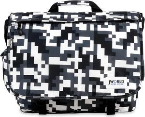 J World New York Thomas Laptop Messenger Bag for Women. Kids Computer Bookbag, Camo