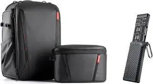 PGYTECH CreateMate High-Speed SD Card Reader Black +PGYTECH OneMo 2 25L-33L Camera Backpack with Shoulder Bag