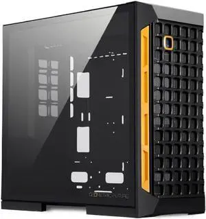 Geometric Future M6 Raphael Mid Tower 12" x11"MB/ATX Gaming Case, 4mm Glass/0.8 mm Steel with Vertical Air Duct Design, Support 360 Radiator, Vertical GPU Mount, GEO-M6-RA(PC Case ONLY)