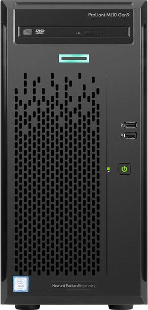 Hpe 837826-001 ProLiant ML10 Entry Server, 4 GB RAM, No HDD, Black