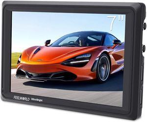 FEELWORLD FW279S 7 Inch Ultra Bright 2200nit Daylight Viewable Full HD 1920x1200 IPS Panel DSLR On Camera Field Monitor 3G SDI 4K HDMI Input/Output Video Assist Peaking Focus