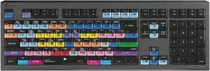 Logickeyboard Backlit 'Astra2' Designed for use with Avid Media Composer on Mac  Extended 'Pro' Layout  p/n LKB-MCOMP-A2M-US