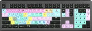 Logickeyboard Backlit 'Astra2' Designed for Editing in Apple Final Cut Pro  p/n LKB-FCPX10-A2M-US