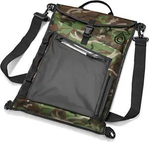 AquaQuest Typhoon Laptop Case - 100% Waterproof, Versatile, Durable, Lightweight, Compact Messenger Bag - Protective Padded Computer Sleeve Pouch Cover - 13", Camo