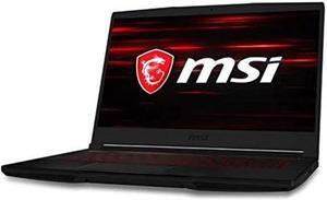 MSI Computer GF63, NVIDIA GeForce GTX 1650 Graphics, 15.6" 8GB 256GB Intel Core i5-10300H X4 2.5GHz Win10, Black