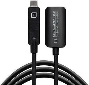 TetherBoost Pro USB-C Core Controller Extension Cable (Non-Reflective Black)