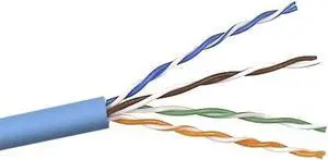 Belkin CAT5e PVC Solid UTP Bulk Networking Cable, Blue