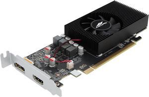 VisionTek RX 550 LP 4GB GDDR5 Single Slot Graphics Card, DisplayPort/HDMI, High Speed Memory, 4K Support, Low Power, Active Fan, Compact Design