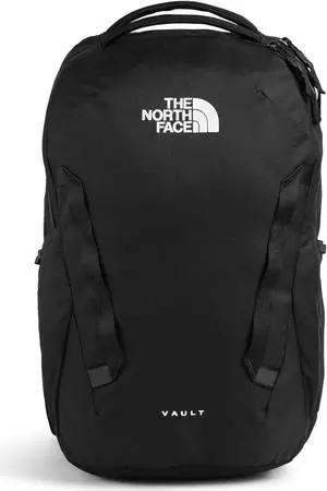 THE NORTH FACE Vault Everyday Laptop Backpack | Commuter Travel Bag with Water-Repellent Finish, Spacious Main Compartment, TNF Black-NPF, One Size