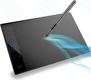 Graphics Drawing Tablet VEIKK A30, 4 Touch Keys 1 Touch Panel, Linux Support, 10x6 Inch Drawing Pad with 8192 Levels Battery-Free Pen Electronic Drawing Tablet for PC/Android/Mac OS/Windows