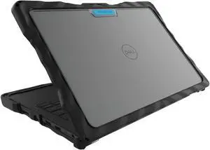 Gumdrop DropTech Case Fits Dell Latitude 3140 (Clamshell). Designed for Kids, K-12 Students, Teachers, and Classrooms  Drop Tested, Rugged, Shockproof Bumpers for Reliable Device Protection  Black