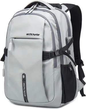 ARCTIC HUNTER AH Large Carry on Laptop Backpack for Men, 30L Anti-Theft & Waterproof, Flight Approved for Business, Commuting, and Weekend Casual Daypack