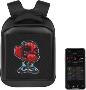 arimepi Led Backpack Multifunctional Laptop Backpack Laptop Backpack with Led Display DIY Fashion Backpack For Daily Use